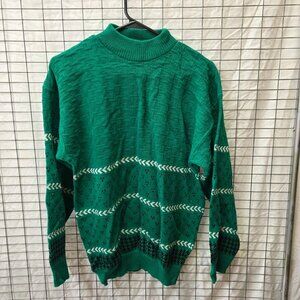 Vintage Northern Isles Pride Sweater USA Green Large